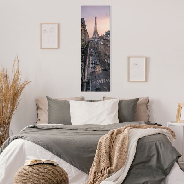 Obrazy nowoczesne Wieża Eiffla o zachodzie słońca