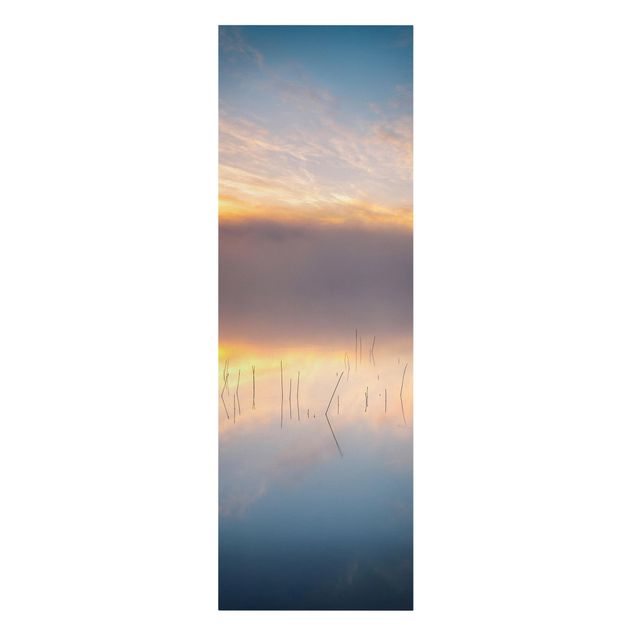 Obrazy na płótnie zachód słońca Wschód słońca Jezioro Szwedzkie