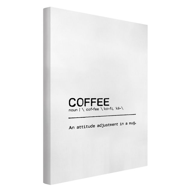 Obrazy z napisami Definicja Postawa wobec kawy