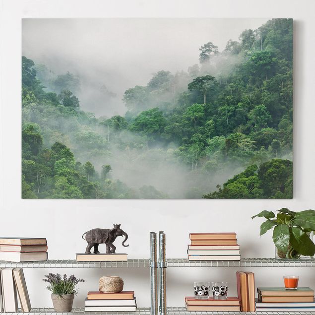 Dekoracja do kuchni Dżungla we mgle