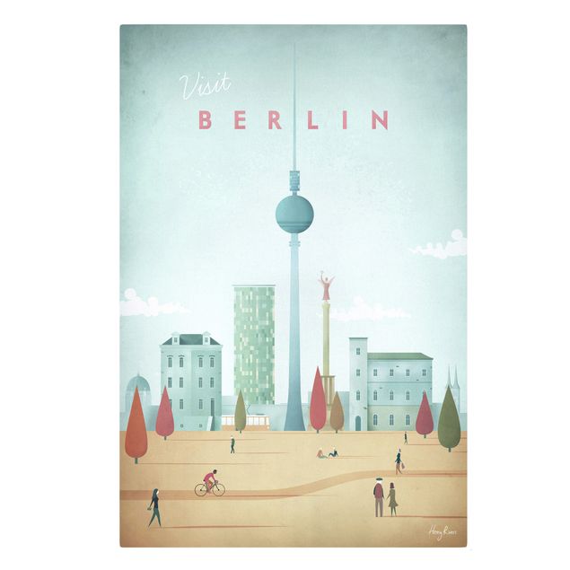 Obrazy vintage Plakat podróżniczy - Berlin