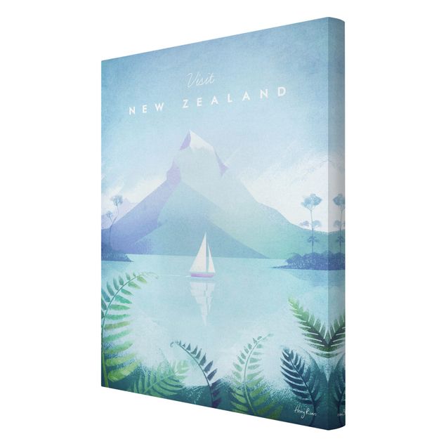 Obrazy na ścianę krajobrazy Plakat podróżniczy - Nowa Zelandia