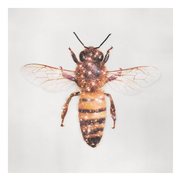 Obrazy artystów pszczoła z brokatem