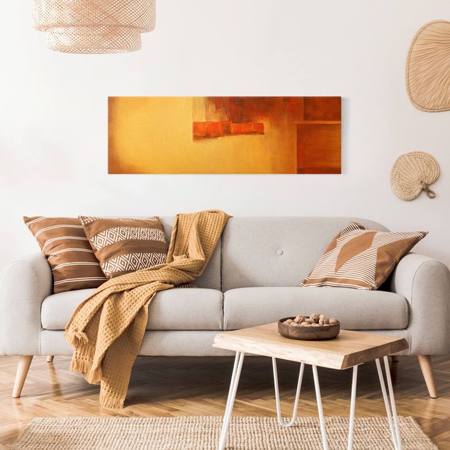 Obrazy nowoczesne Balans pomarańczowobrązowy
