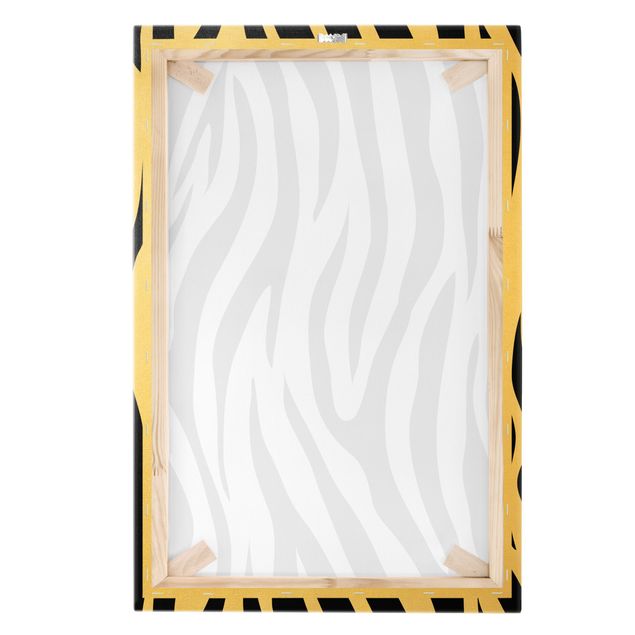 Obraz na płótnie Nadruk w kształcie zebry
