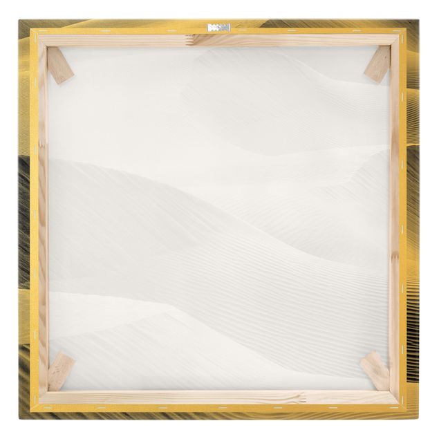 Obrazy drukowane na płótnie Wzór fali w piasku pustyni