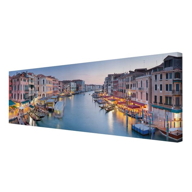Obrazy na ścianę architektura Wieczorna atmosfera na Wielkim Kanale w Wenecji
