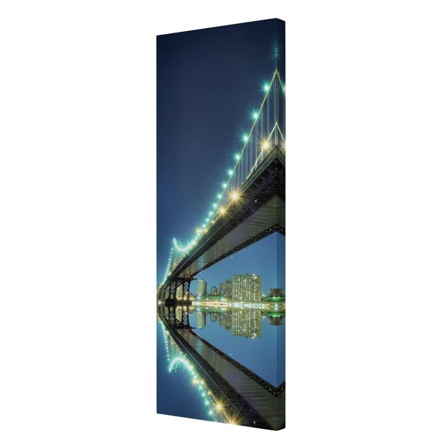Obrazy na płótnie Nowy Jork Abstrakcyjny most Manhattan