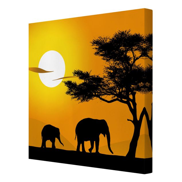 Słoń obraz Spacer na słoniach afrykańskich