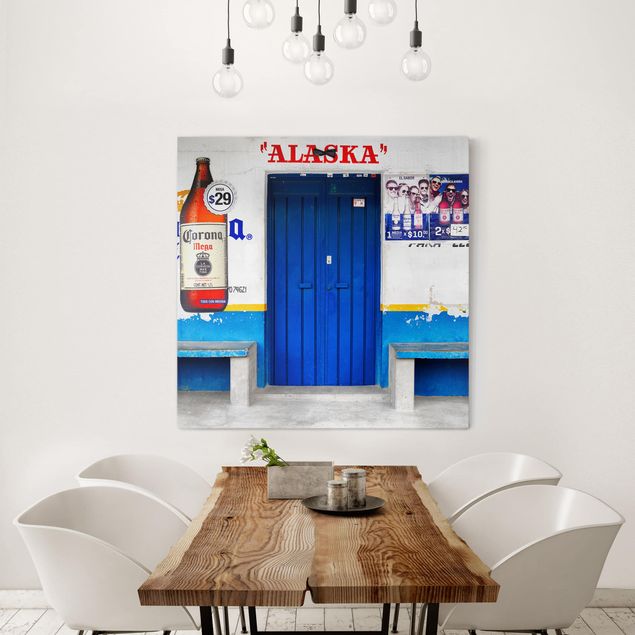 Obrazy nowoczesny ALASKA Niebieski Bar