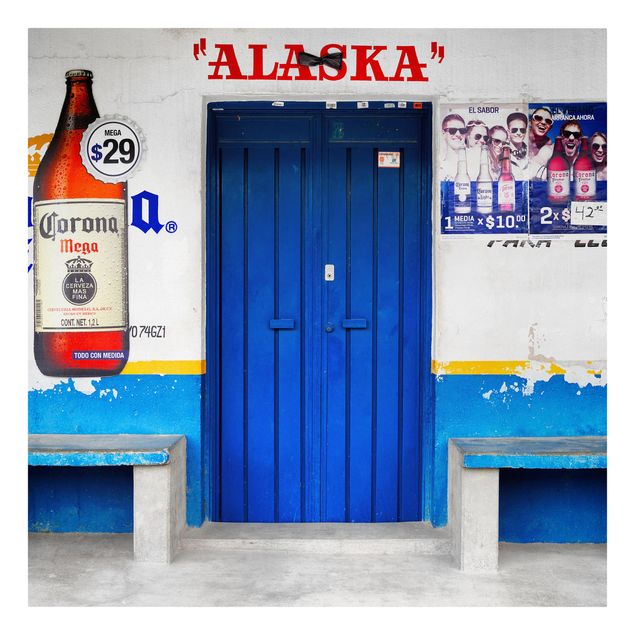Niebieskie obrazy ALASKA Niebieski Bar