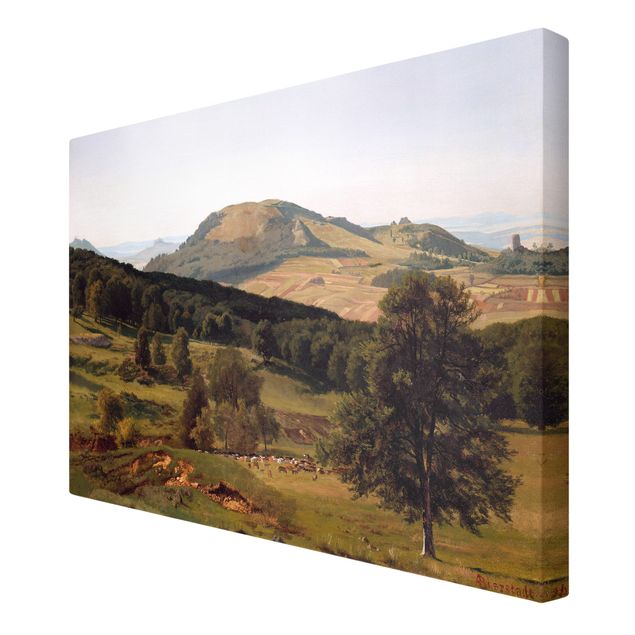 Drzewo obraz Albert Bierstadt - Góry i doliny