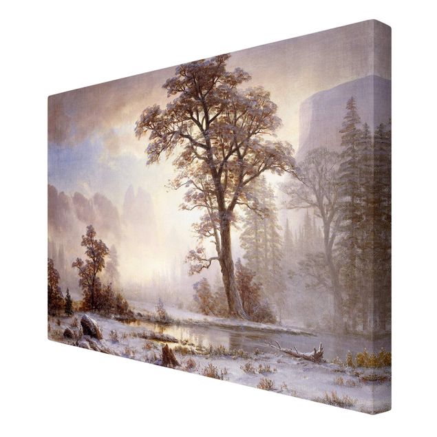 Obrazy krajobraz Albert Bierstadt - Dolina Yosemite w śniegu