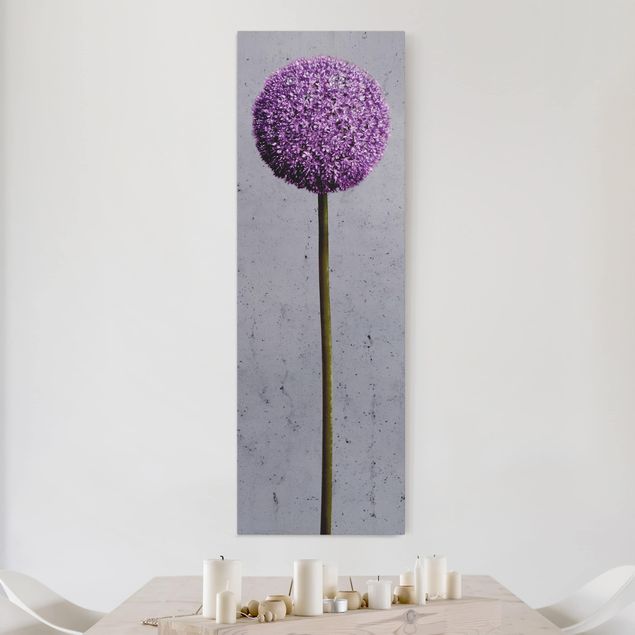 Obrazy nowoczesny Kwiaty kuliste Allium
