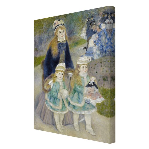 Niebieskie obrazy Auguste Renoir - Matka z dziećmi