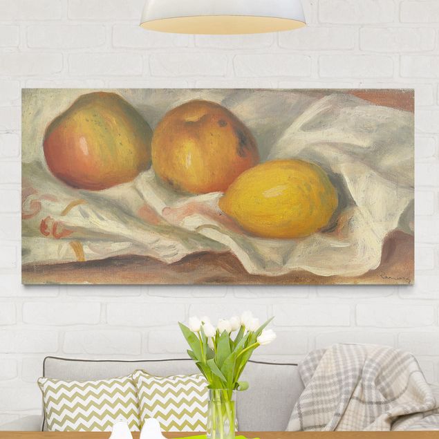 Obrazy z owocami Auguste Renoir - Jabłka i cytryna