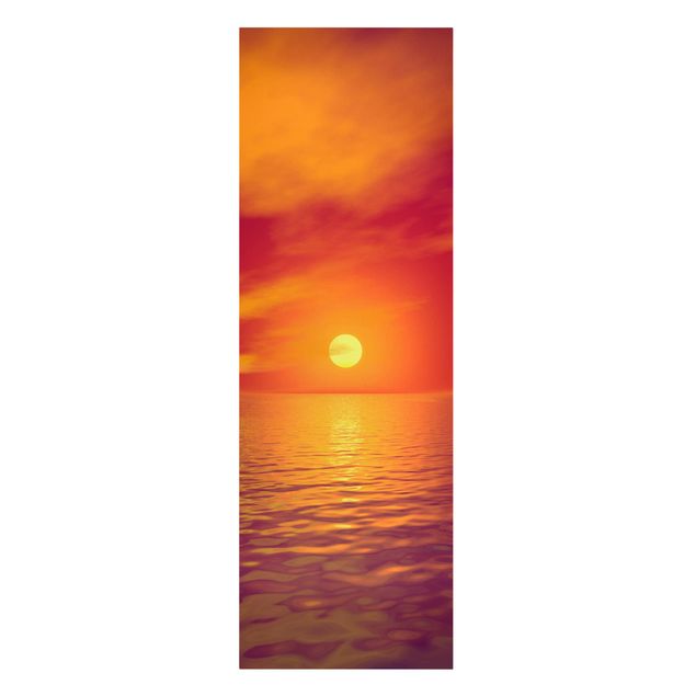 Obrazy krajobraz Piękny zachód słońca