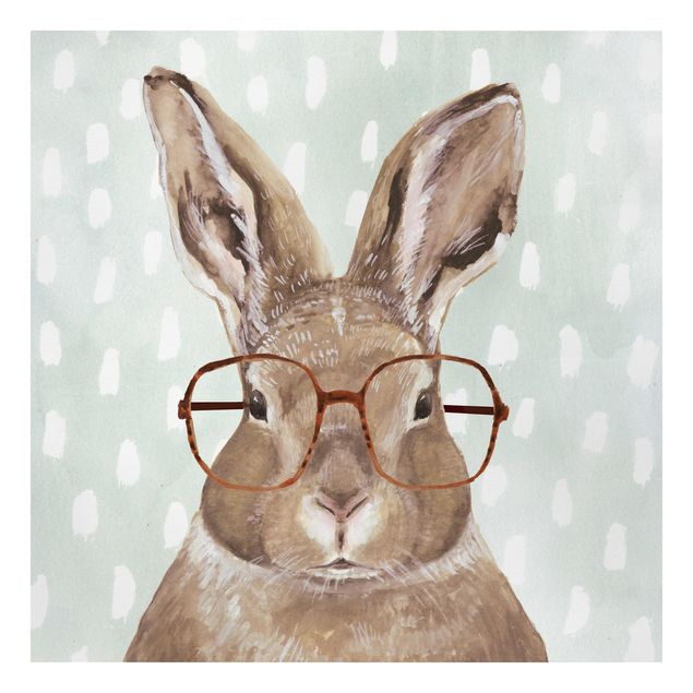 Obrazy na płótnie zwierzęta Brillowane zwierzęta - królik