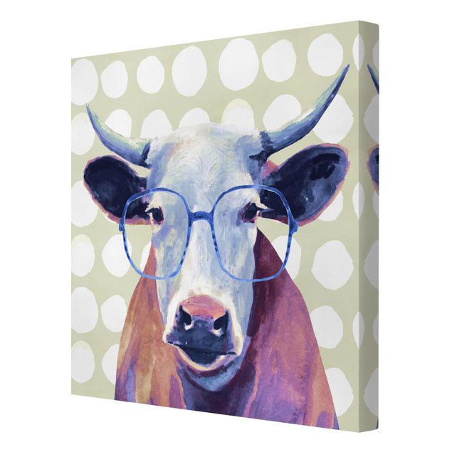 Obraz na płótnie Brillowane zwierzęta - krowa