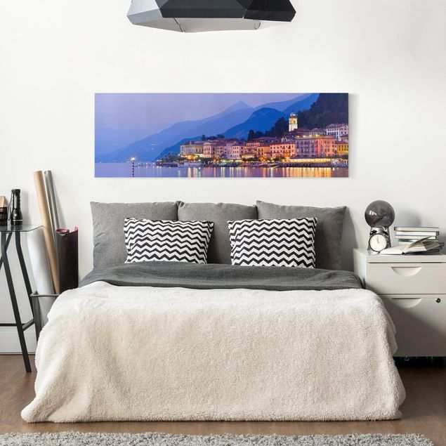 Nowoczesne obrazy do salonu Bellagio nad jeziorem Como
