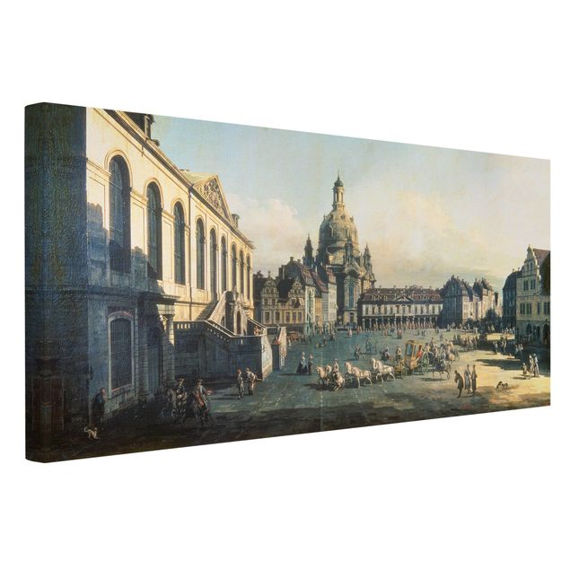 Obrazy na płótnie Drezno Bernardo Bellotto - Nowy Rynek w Dreźnie