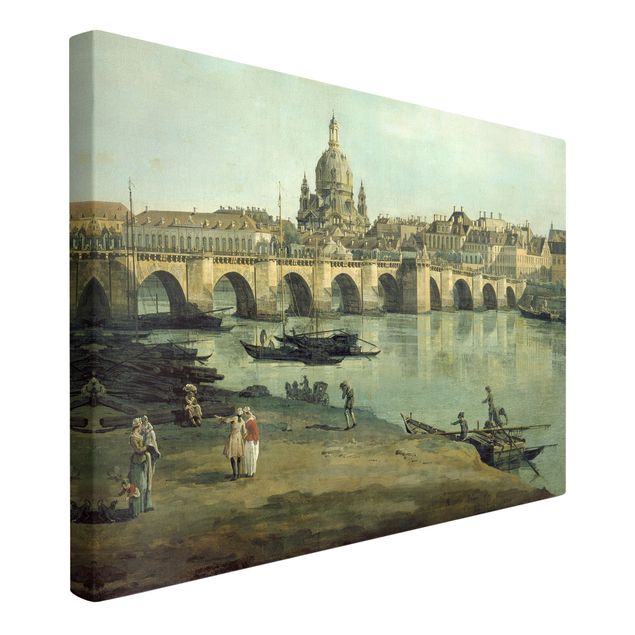 Obrazy na płótnie Drezno Bernardo Bellotto - Drezno z prawego brzegu Łaby