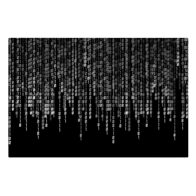 Obrazy na płótnie wzory Kod binarny II