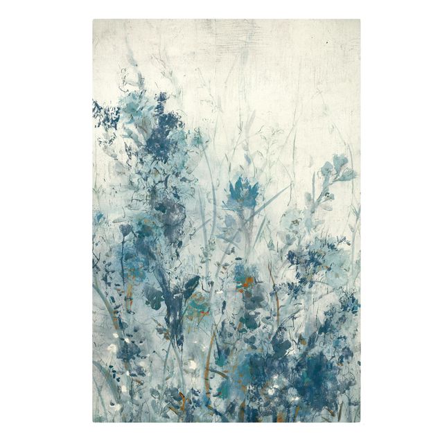 Obraz z niebieskim Błękitna wiosenna łąka I