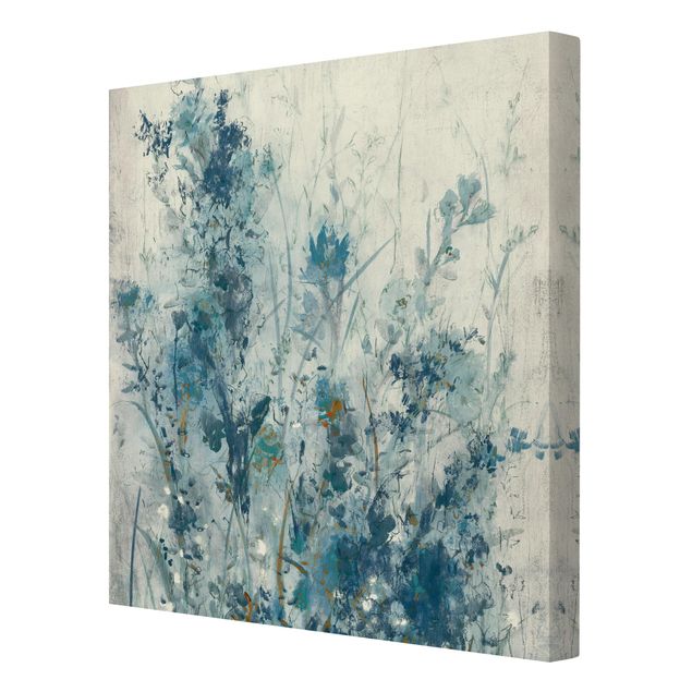 Obrazy z motywem kwiatowym Błękitna wiosenna łąka I