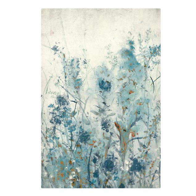 Obrazy z motywem kwiatowym Błękitna wiosenna łąka II