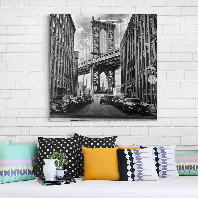 Obrazy do salonu Most Manhattan w Ameryce