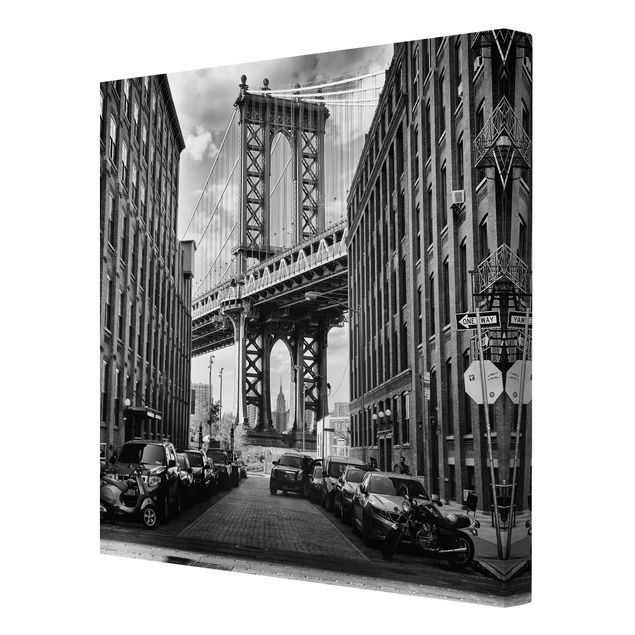 Obrazy na płótnie Nowy Jork Most Manhattan w Ameryce