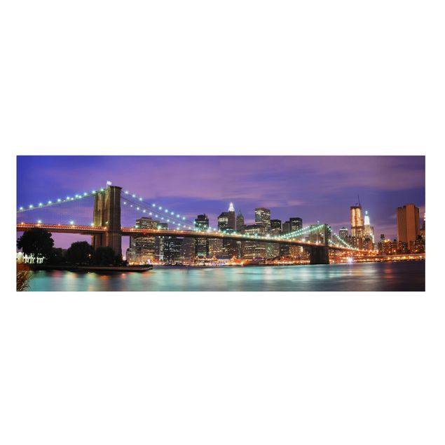 Nowy Jork obrazy Most Brooklyński w Nowym Jorku