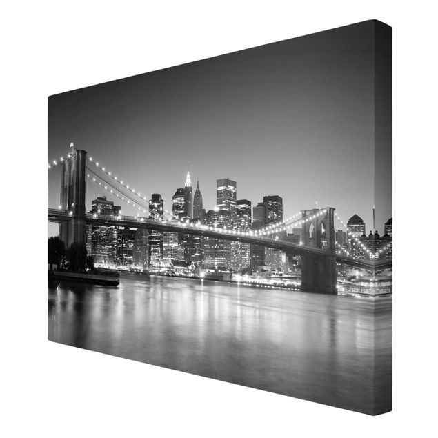 Obrazy na płótnie Nowy Jork Most Brooklyński w Nowym Jorku II