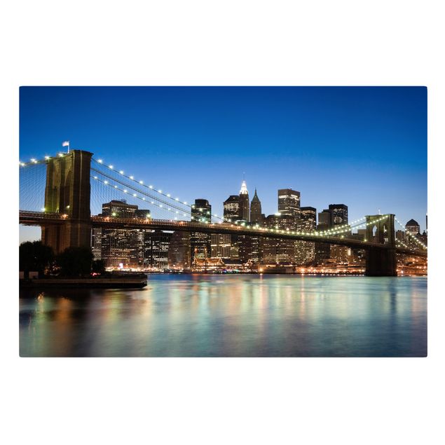 Nowy Jork obrazy Most Brooklyński w Nowym Jorku