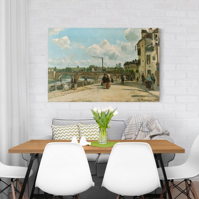 Nowoczesne obrazy do salonu Camille Pissarro - Widok na Pontoise
