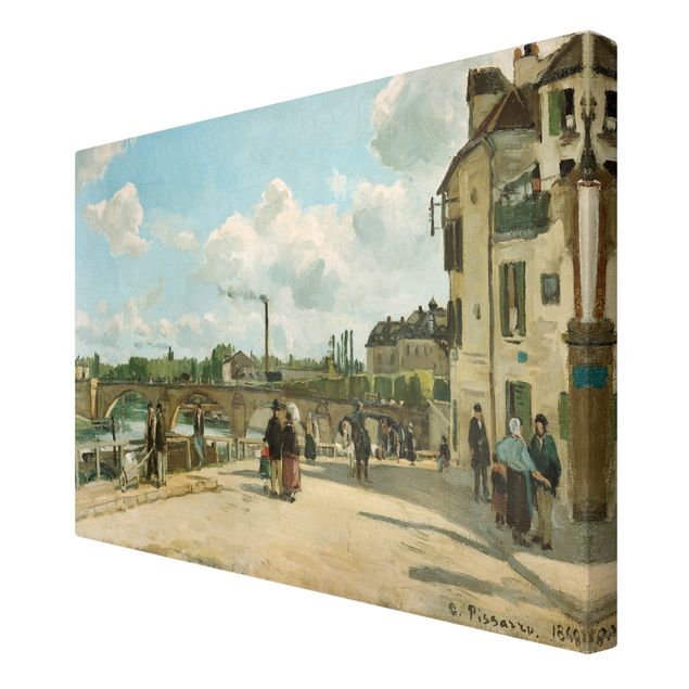 Postimpresjonizm obrazy Camille Pissarro - Widok na Pontoise