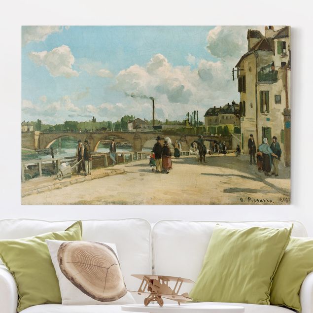 Obrazy impresjonistyczne Camille Pissarro - Widok na Pontoise