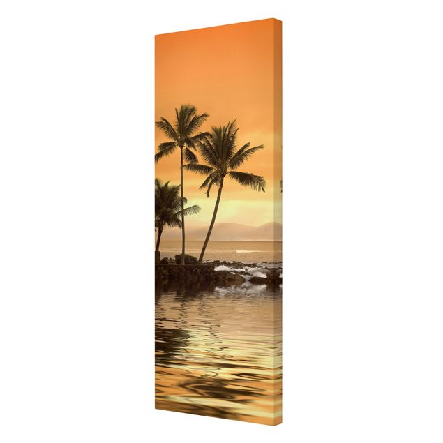 Obrazy plaża Zachód słońca na Karaibach I