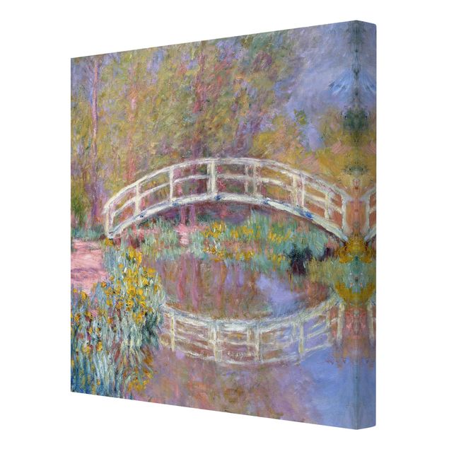 Obraz kolorowy Claude Monet - Most Moneta w ogrodzie