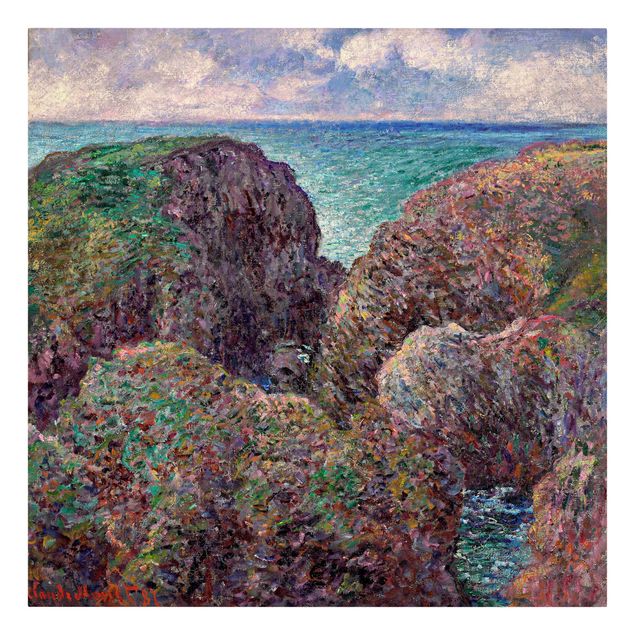 Obrazy z górami Claude Monet - Grupa skalna Port-Goulphar