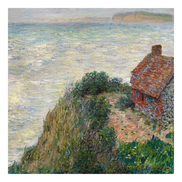 Obrazy morze Claude Monet - Dom rybaka w Petit Ailly