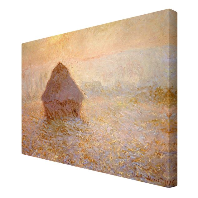 Obrazy natura Claude Monet - Stóg siana we mgle