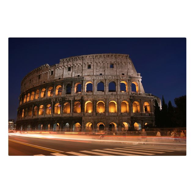 Obrazy na płótnie Włochy Colosseum w Rzymie nocą