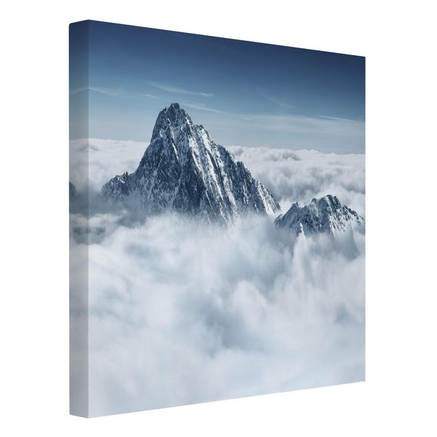 Góry obraz Alpy ponad chmurami