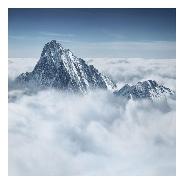 Obrazy na ścianę krajobrazy Alpy ponad chmurami