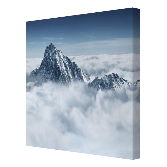 Obrazy na płótnie góra Alpy ponad chmurami
