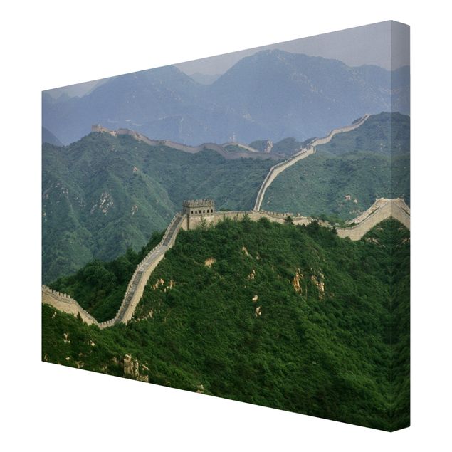 Obrazy na płótnie góra Wielki Mur Chiński na wsi