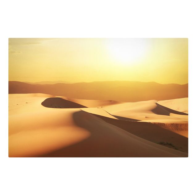 Żółty obraz Pustynia w Arabii Saudyjskiej