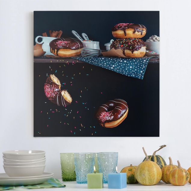 Obrazy nowoczesny Pączki z kuchennej półki